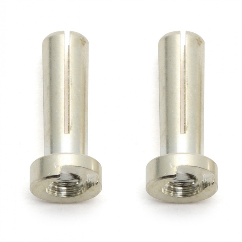 Hexie Silver Bullet Banana Plug Connectors 14mm 18mm For RC Battery