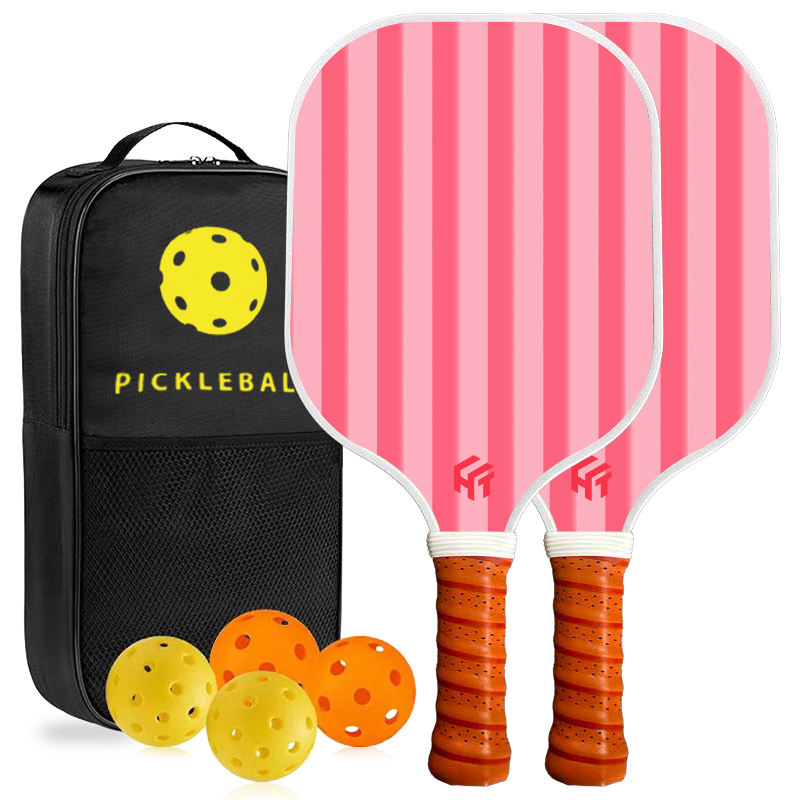 Customized Graphite Carbon Fiber Glass Fiber Pickleball Paddle with PP Honeycomb Core