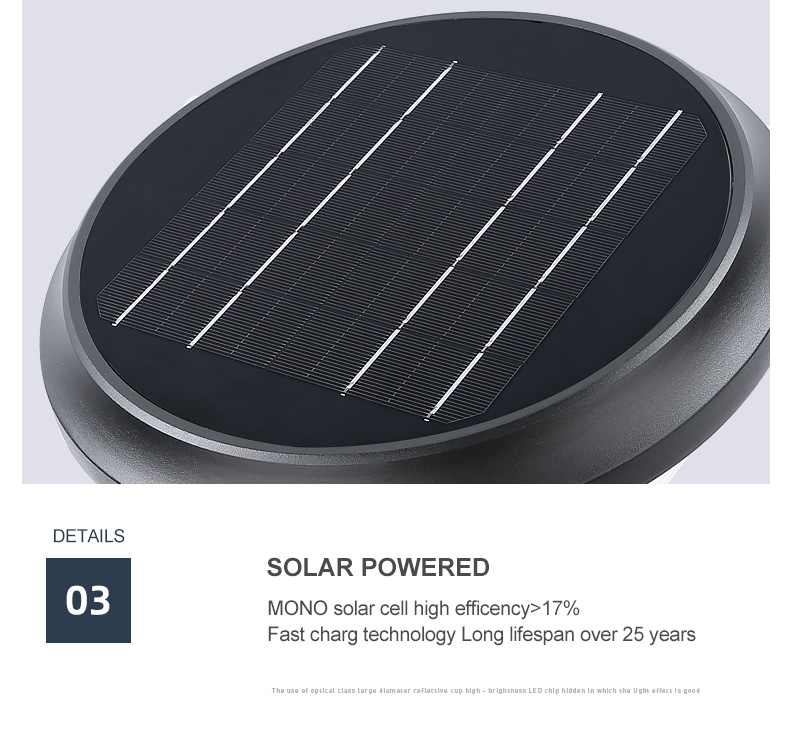 Die Cast Aluminum 20w Wall Mounted Solar Light outdooer wall lamp With 3.2v 8000mAh Battery