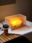 Double frosted acrylic light box removable rechargeable billboard desktop