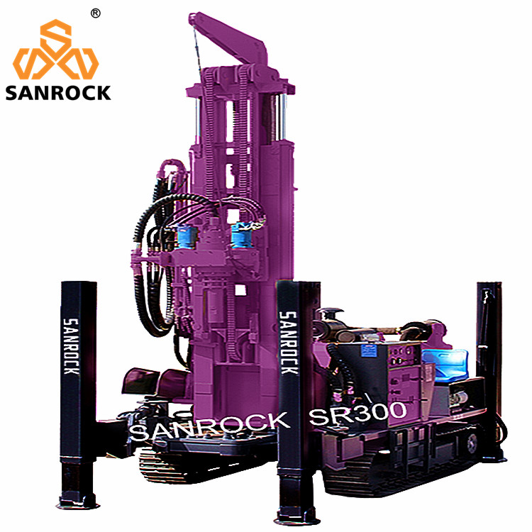 Borehole Deep Water Well Drilling Rig Portable Hydraulic Water Well Drilling Machine