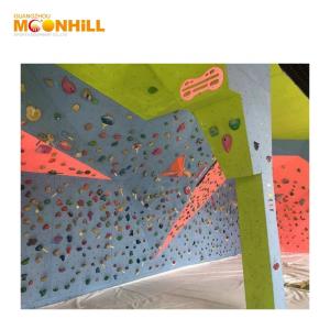 China Children Indoor Climbing Wall Reinforced Fiberglass 1.2*2.4m For Shopping Mall wholesale