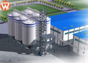 China Feed Pellet Plant Auxiliary Equipment Livestock Feed Silo SGS Approval wholesale