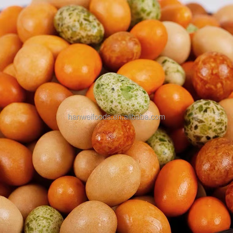 Chinese Traditional Coated Peanut Snack Crunchy Kernel Peanut Free Chips