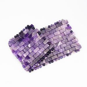 China FanXi Relax Spa Amethyst Rose Quartz Jade Eye Mask 210g wholesale