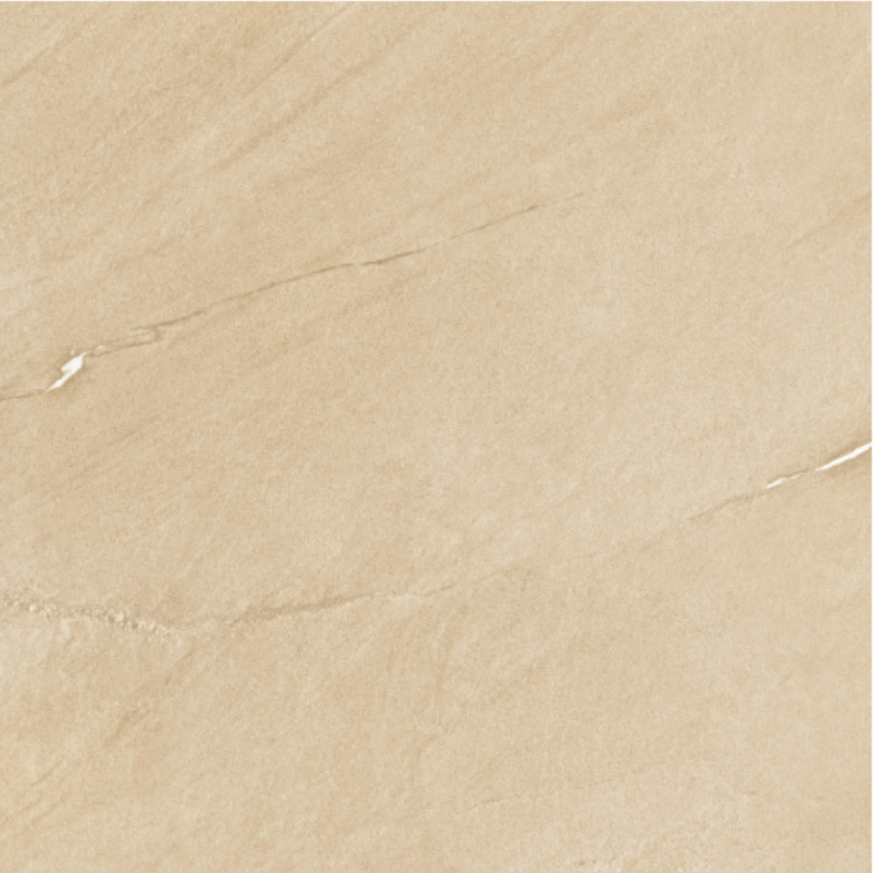 Beige Porcelain Stoneware Tile / Living Room Ceramic Matt Beige Wall Tiles Sizes 600*600