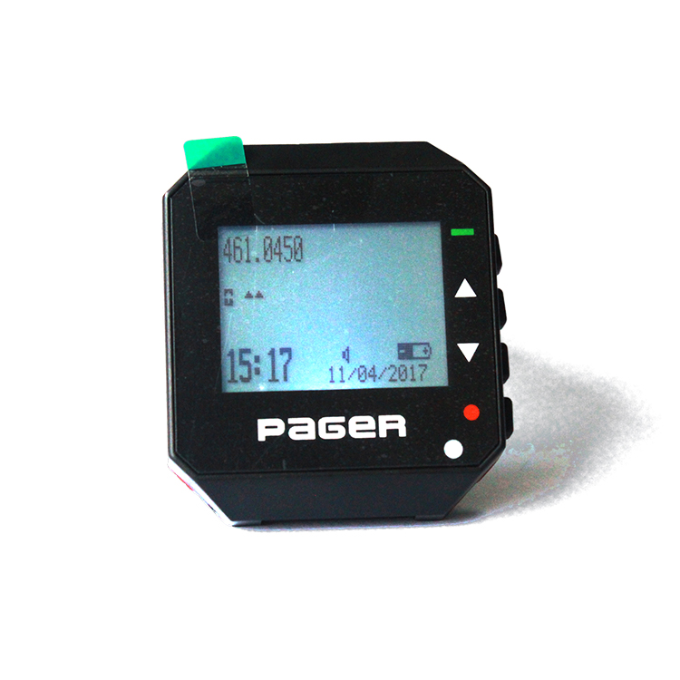 New trendy products customize alphanumeric wireless call system smart watch pager used for hotel or factory