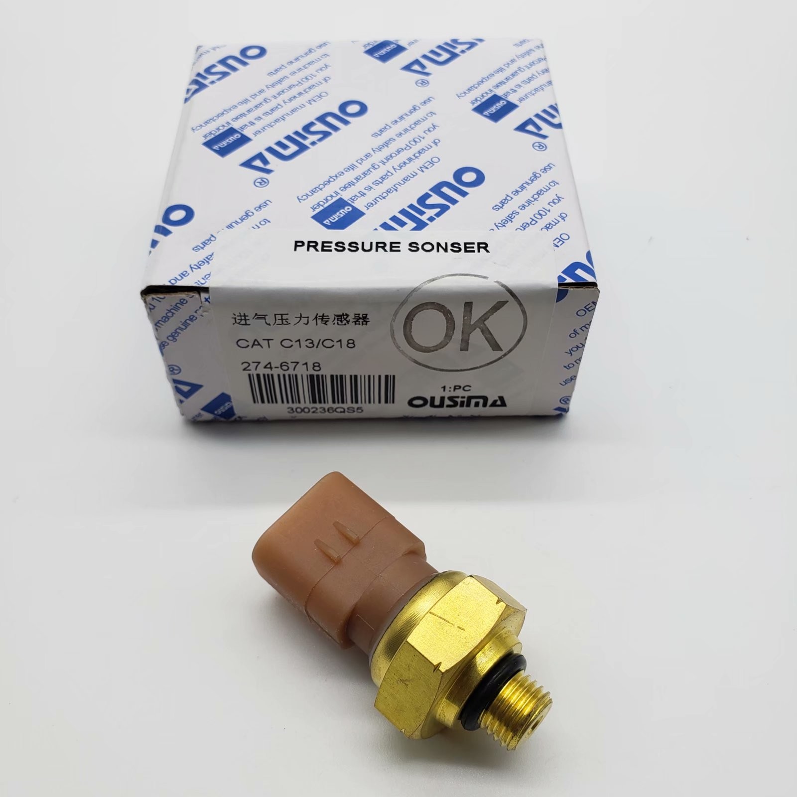 OUSIMA Engine Oil Pressure Sensor 274-6718 Sender Switch for C15 C18 C27
