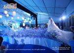1000 People Outdoor Exhibition Tents For With Roof Lining For Temporary Wedding