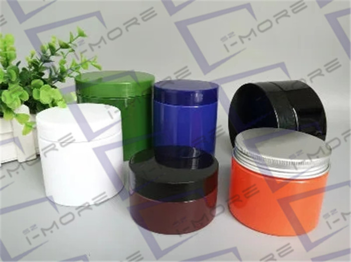 SGS Pantone PET OEM Cylinder Screw Cap Jar