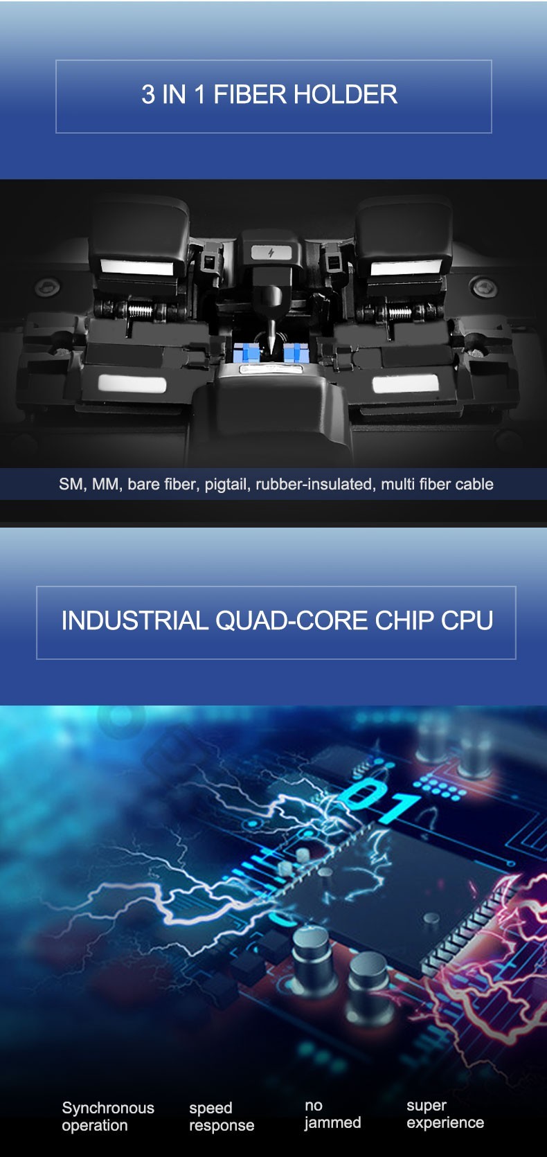DAMU Fiber Optic Fusion Splicer , 8s Fiber Splicing Machine