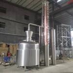 4000lt Red Copper Vodka Whisky Alcohol Distillation Equipment with High
