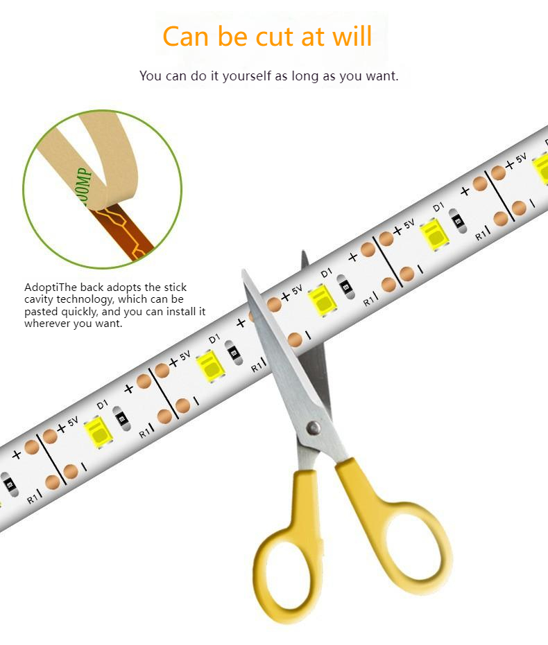 Low Voltage Hand Sweep Sensor LED Strip For Cabinet And Kitchen