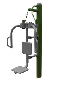 China outdoor crane sports fitness equipment galvanized steel chest trainer wholesale