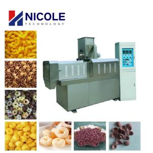 China Commercial Corn Puff Production Line Twin Screw Puffed Food Extruder Machine wholesale