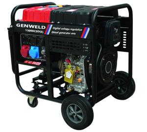 China GENWELD 13000CSD(E) Digital voltage regulation Diesel generator sets wholesale