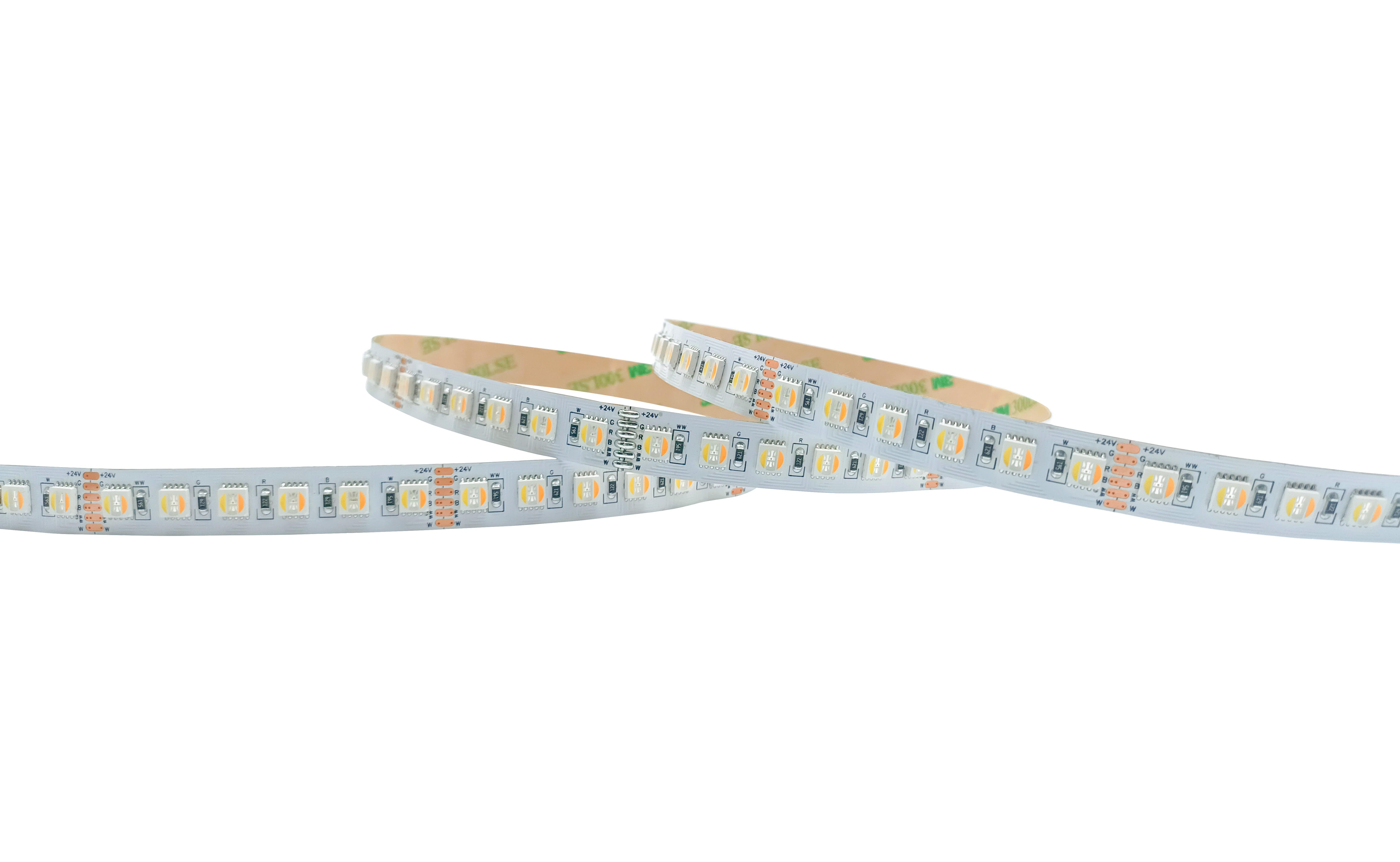 RGB Colorful SMD 5050 LED Strip Light Flexible For Bar Display Cabinet / Stairs