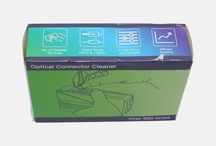 700 4 ABS Plastic Green Optic Fiber Cleaner Lightweight Easy Carry