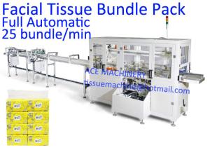 China Full Automatic 12 Bags / Pack Facial Tissue Packing Machine wholesale