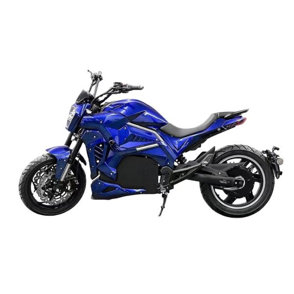 72V 3000W Mid Motor Electric Motorcycle Racing Motorbike for Sportbike