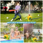 Parent-Child Interactive Toy Plastic Summer Outdoor Snail with Baseball Rotating