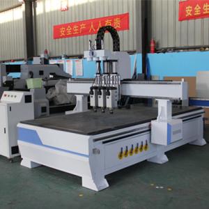 China CNC Router Machine Pneumatic 3 spindles wood furniture cutting machine wholesale