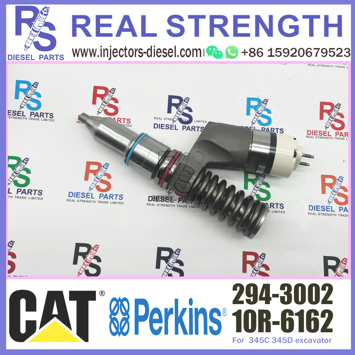 Common Rail C13 Perkins Diesel Injector 294-3002 10R6162 2943002