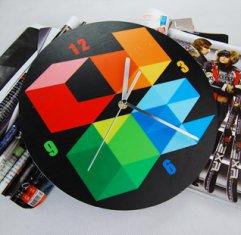 China Art Nontoxic Acrylic Contemporary Wall Clocks LY-046 wholesale