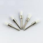 Dental Polishing Prophy Brush Nylon White Flat Head Soft Colorful Latch Style