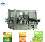 Hot Melt Glue Flat Bottle Labeling Machine For Dish Washing Liquid Bottle
