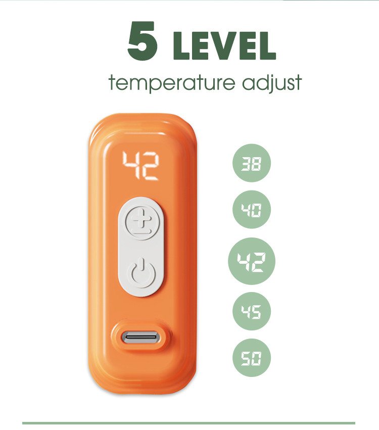 Breastmilk Smart Temperature Control Bottle Warmer PU Leather Velcro USB