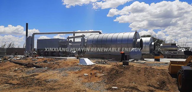 Industrial Scale Tire Recycling Pyrolysis Automatic For Msw Generate Electricity