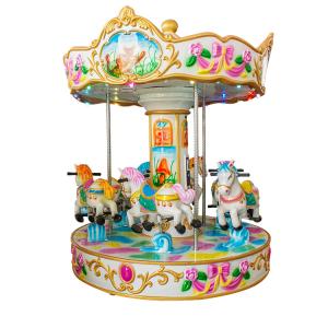 China Amusement Park Kids Arcade Machine Children Merry Go Round Small Carousel wholesale