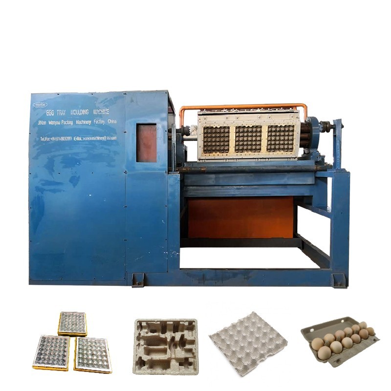 11KW Hydraulic Pulper Paper Pulp Molding Machine For High Voltage 220V-440V Paper Egg Tray Carton And Apple Tray Drying