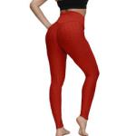 Solid Anti Cellulite Bum Lifting Leggings , Waist Slimming Booty Leggings