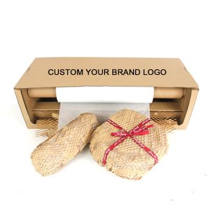 China 30CM*40M Brown Recycled Honeycomb Paper Custom Rolling Papers on sale