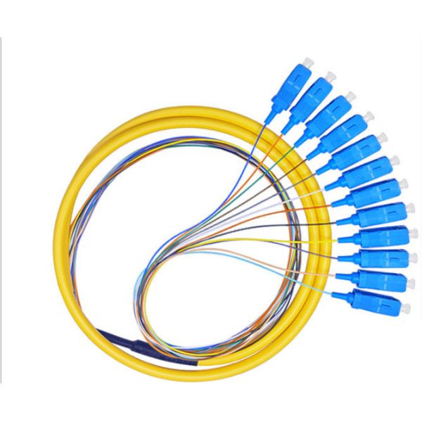 Good Repeatability Fiber Optic Pigtail For Optical Cable Connector SC / UPC 0