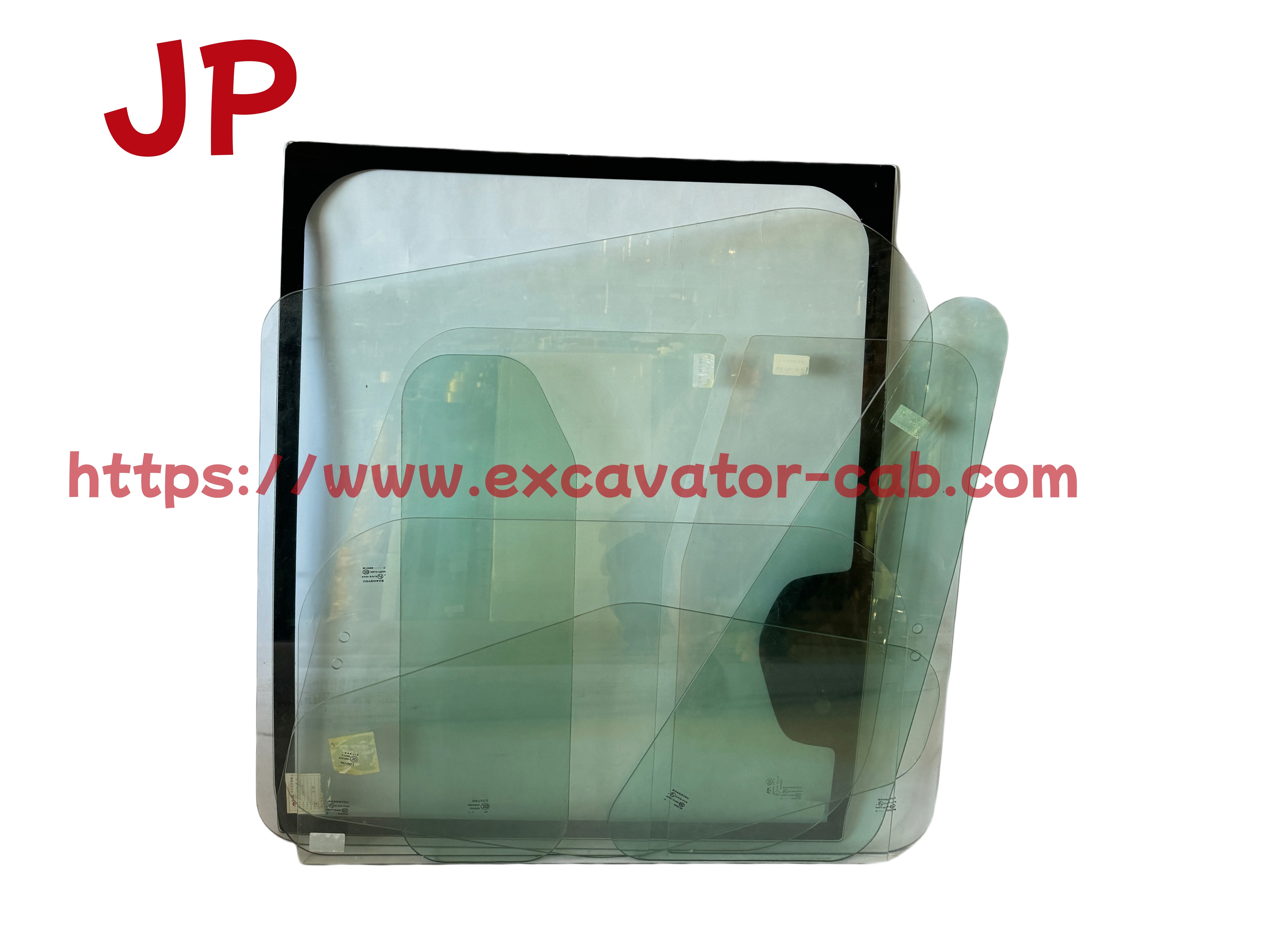 Excavator Cab Full Glass For Daewoo DH-7/-9