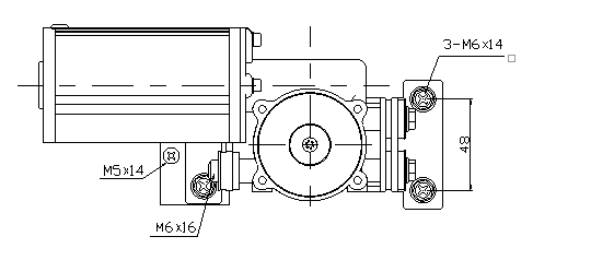 Powerful Brushless DC Motor Quiet Working for Automatic Sliding Door Operators