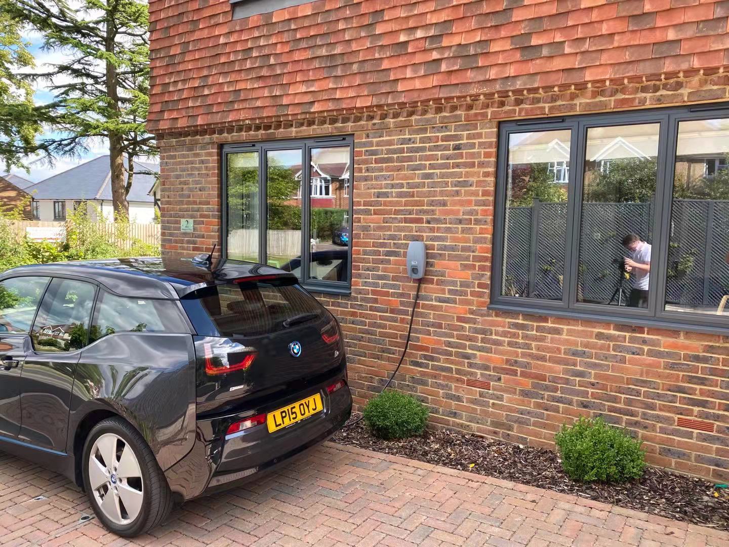 Wall Mounted EV Charger Station 3.5kw Wallbox For Audi Mercedes Benz