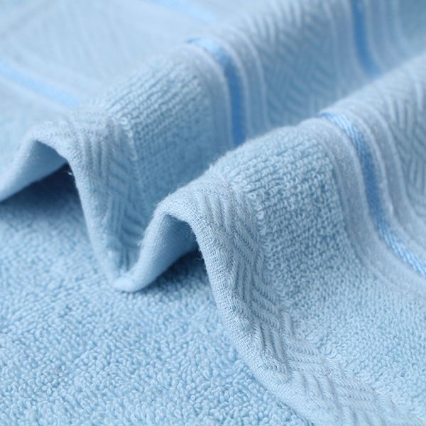 100% Organic Cotton Rectangle Bath Towels Set for Home Hotel Commercial White Linen