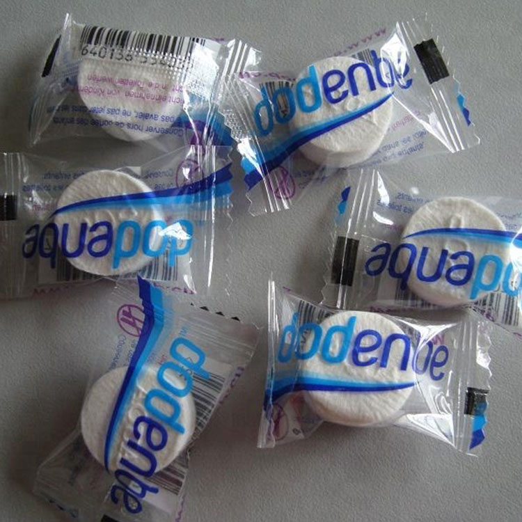 Convenient 1 Ply Biodegradable Tablet Compressed Napkin with Virgin Wood Pulp Layer