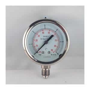 China Stainless Steel Bourdon Tube Pressure Gauge 6 Inch 150mm wholesale
