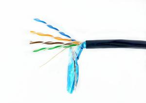 China UV Resistant Outdoor FTP Bulk CAT5E Cable PE Jakcket For PC Telecommunication wholesale