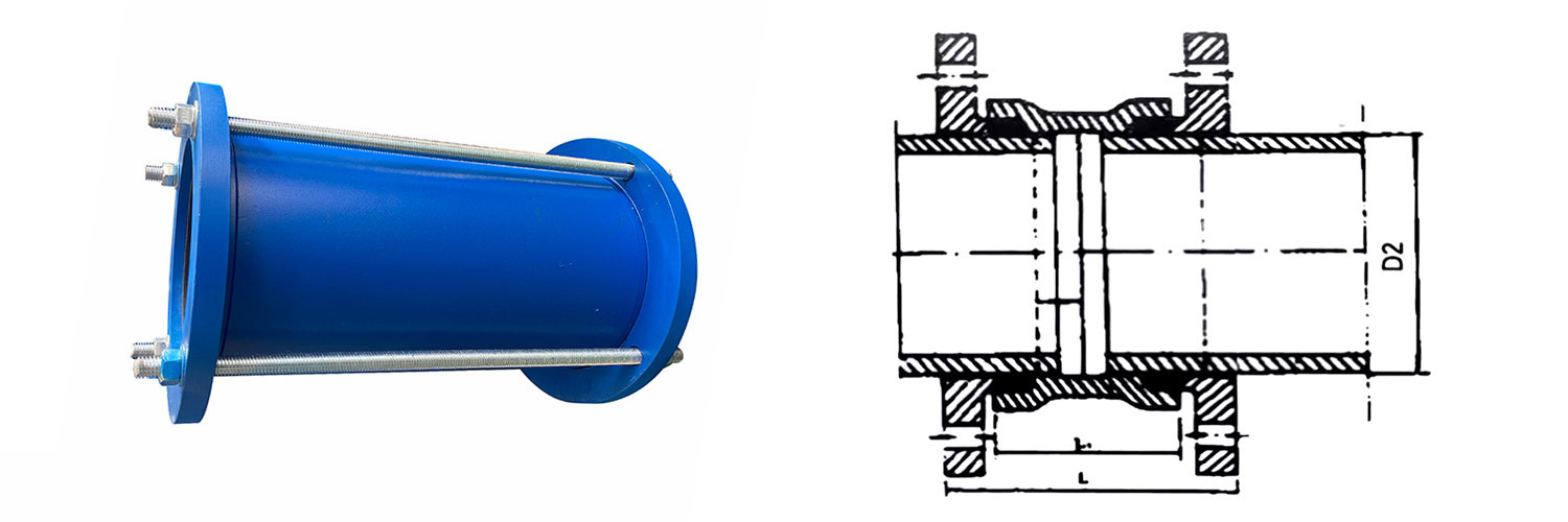 ANSI Pipe Quick Connector Dismantling Joint For Cast Iron Pipes