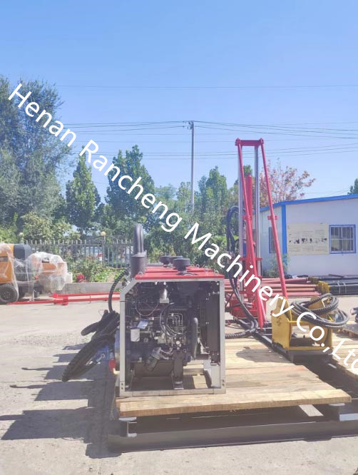 480m Hydraulic Core Drilling Rig Portable Core Drilling With Top Drive Rotation Head And Maximum Rotation Speed