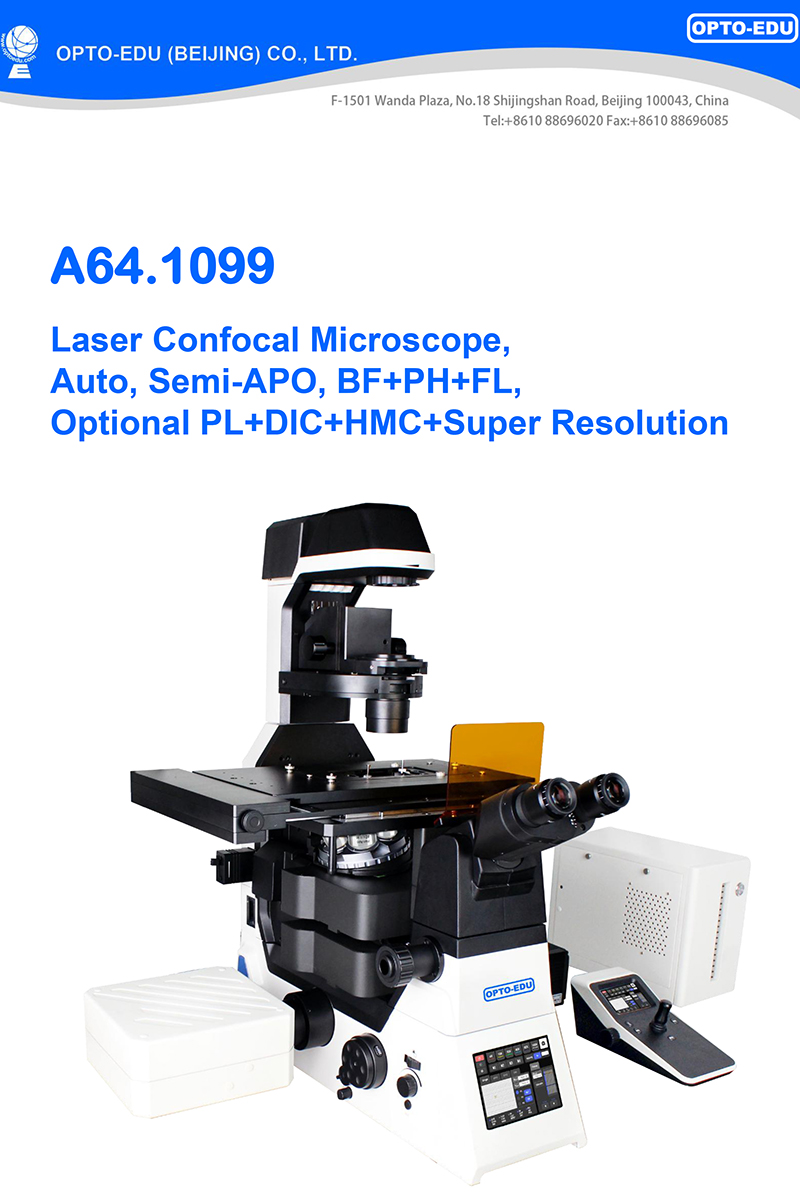 OPTO EDU A64.1099 Full Auto Semi APO Laser Confocal Microscope