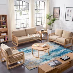 China New Model 6 Seater Wood Sofa Set wholesale