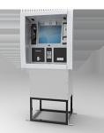 Wall Mounted / Through Wall Kiosk Cash Operate For Money Deposit Withdraw