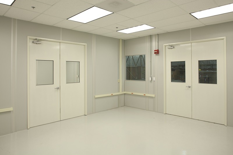 Semi Modular Class Sandwich Panel Lab Doors 10k For Pharmaceutical Clean Room
